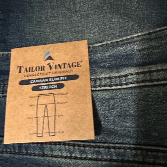 TAILOR VINTAGE MENS JEANS SIZE W-38 L-30 - Picture 9 of 9